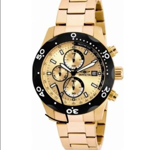 Invicta Specialty 17754 Men's Round Gold Watch